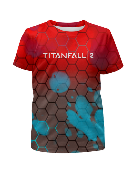 Заказать детскую футболку в Москве. Футболка с полной запечаткой для мальчиков Titanfall 2 от THE_NISE  - готовые дизайны и нанесение принтов.