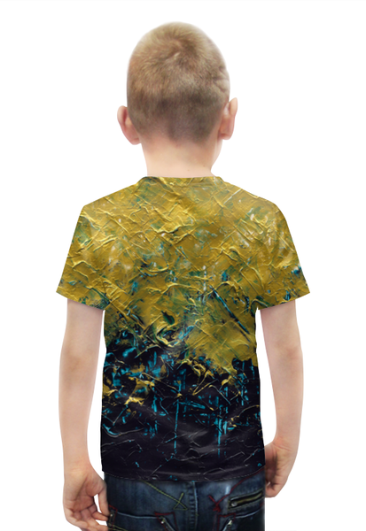 Заказать детскую футболку в Москве. Футболка с полной запечаткой для мальчиков Abstract от d_ari.design@mail.ru - готовые дизайны и нанесение принтов.