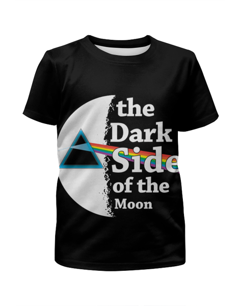 Заказать детскую футболку в Москве. Футболка с полной запечаткой для мальчиков Темная сторона Луны от galaxy secret - готовые дизайны и нанесение принтов.