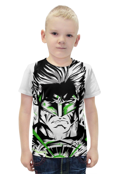 Заказать детскую футболку в Москве. Футболка с полной запечаткой для мальчиков Зеленый фонарь от skaner24 - готовые дизайны и нанесение принтов.