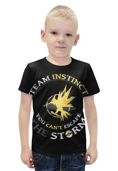 Заказать детскую футболку в Москве. Футболка с полной запечаткой для мальчиков Team Instinct  от ПРИНТЫ ПЕЧАТЬ  - готовые дизайны и нанесение принтов.