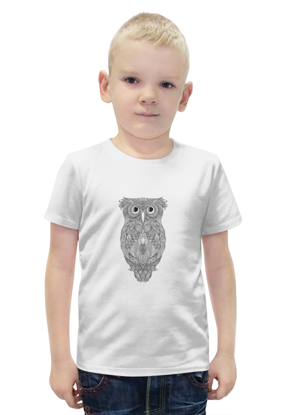 Заказать детскую футболку в Москве. Футболка с полной запечаткой для мальчиков Птичка от THE_NISE  - готовые дизайны и нанесение принтов.