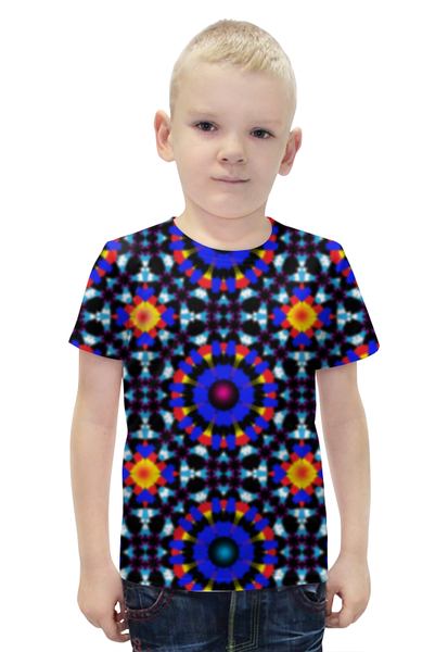 Заказать детскую футболку в Москве. Футболка с полной запечаткой для мальчиков Ультрамарин от Vadim Koval - готовые дизайны и нанесение принтов.