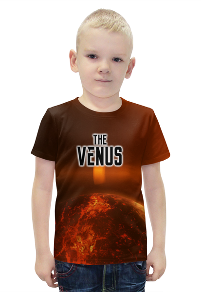 Заказать детскую футболку в Москве. Футболка с полной запечаткой для мальчиков The Venus (The Planet) от ISliM - готовые дизайны и нанесение принтов.