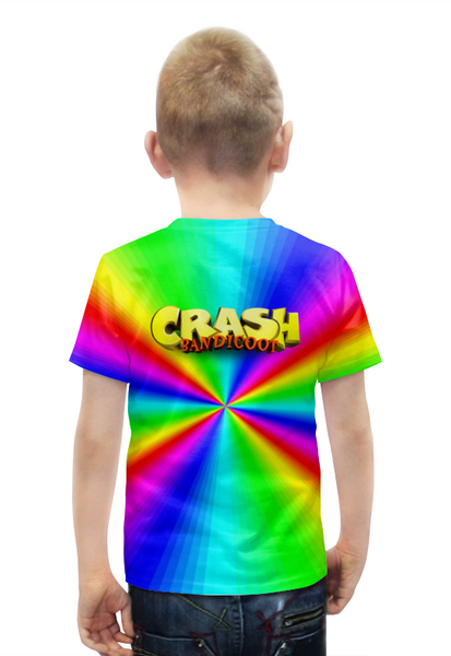 Заказать детскую футболку в Москве. Футболка с полной запечаткой для мальчиков Crash от THE_NISE  - готовые дизайны и нанесение принтов.