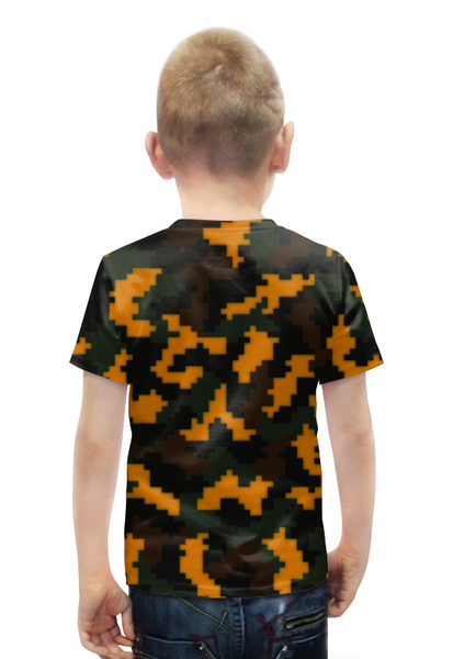 Заказать детскую футболку в Москве. Футболка с полной запечаткой для мальчиков Камуфляж текстура от THE_NISE  - готовые дизайны и нанесение принтов.