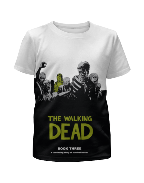 Заказать детскую футболку в Москве. Футболка с полной запечаткой для мальчиков Walking Dead от cherdantcev - готовые дизайны и нанесение принтов.
