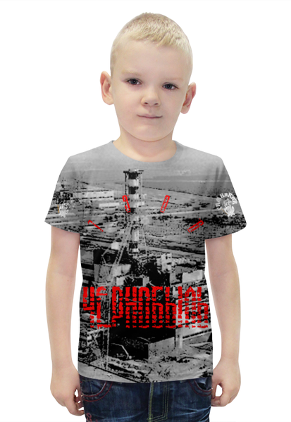 Заказать детскую футболку в Москве. Футболка с полной запечаткой для мальчиков S.T.A.L.K.E.R. от ГПМНпR'n'R - готовые дизайны и нанесение принтов.