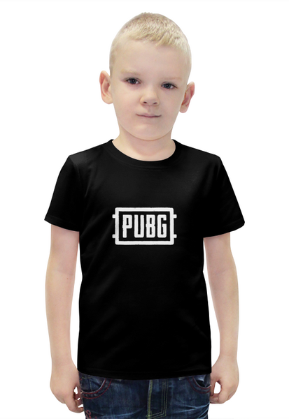 Заказать детскую футболку в Москве. Футболка с полной запечаткой для мальчиков игра PUBG от THE_NISE  - готовые дизайны и нанесение принтов.