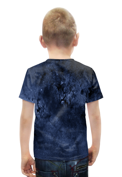Заказать детскую футболку в Москве. Футболка с полной запечаткой для мальчиков Звезды в небе от THE_NISE  - готовые дизайны и нанесение принтов.