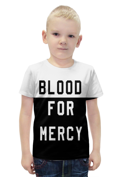 Заказать детскую футболку в Москве. Футболка с полной запечаткой для мальчиков Yellow Claw Blood For Mercy от inPrintio - готовые дизайны и нанесение принтов.