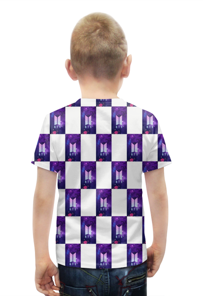 Заказать детскую футболку в Москве. Футболка с полной запечаткой для мальчиков K-POP от queen  - готовые дизайны и нанесение принтов.