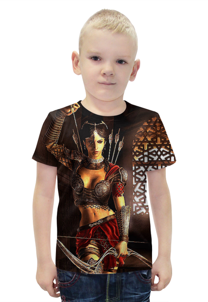Заказать детскую футболку в Москве. Футболка с полной запечаткой для мальчиков Prince of Persia от Иван - готовые дизайны и нанесение принтов.