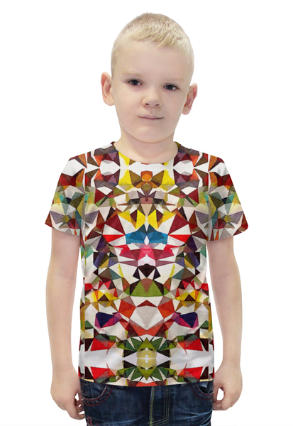 Заказать детскую футболку в Москве. Футболка с полной запечаткой для мальчиков Конфети от anomalica - готовые дизайны и нанесение принтов.