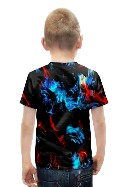 Заказать детскую футболку в Москве. Футболка с полной запечаткой для мальчиков Смесь цветов от THE_NISE  - готовые дизайны и нанесение принтов.