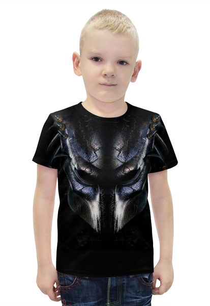 Заказать детскую футболку в Москве. Футболка с полной запечаткой для мальчиков Хищник(Predator) от scrat29@yandex.ru - готовые дизайны и нанесение принтов.