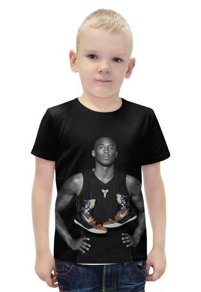 Заказать детскую футболку в Москве. Футболка с полной запечаткой для мальчиков Kobe Bryant от skynatural - готовые дизайны и нанесение принтов.