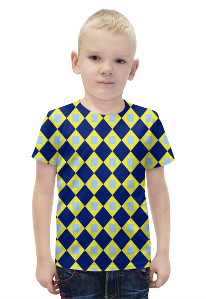 Заказать детскую футболку в Москве. Футболка с полной запечаткой для мальчиков Графический узор от THE_NISE  - готовые дизайны и нанесение принтов.