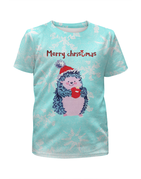 Заказать детскую футболку в Москве. Футболка с полной запечаткой для мальчиков Christmas от THE_NISE  - готовые дизайны и нанесение принтов.