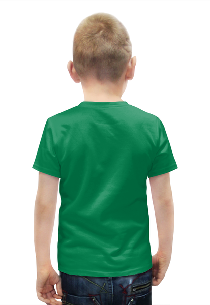 Заказать детскую футболку в Москве. Футболка с полной запечаткой для мальчиков Жаба с кузнечиком от Leichenwagen - готовые дизайны и нанесение принтов.