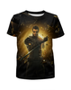 Заказать детскую футболку в Москве. Футболка с полной запечаткой для мальчиков Deus Ex от galaxy secret - готовые дизайны и нанесение принтов.