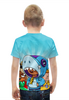 Заказать детскую футболку в Москве. Футболка с полной запечаткой для мальчиков BRAWL STARS LEON SHARK от geekbox - готовые дизайны и нанесение принтов.