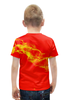Заказать детскую футболку в Москве. Футболка с полной запечаткой для мальчиков FIRE! от Алексс Неро - готовые дизайны и нанесение принтов.
