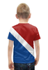 Заказать детскую футболку в Москве. Футболка с полной запечаткой для мальчиков Флаг России от THE_NISE  - готовые дизайны и нанесение принтов.