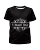 Заказать детскую футболку в Москве. Футболка с полной запечаткой для мальчиков Streight edge от Серега Шнайдер - готовые дизайны и нанесение принтов.