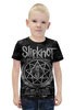 Заказать детскую футболку в Москве. Футболка с полной запечаткой для мальчиков Slipknot от inPrintio - готовые дизайны и нанесение принтов.