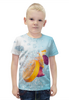 Заказать детскую футболку в Москве. Футболка с полной запечаткой для мальчиков Лето! от FireFoxa - готовые дизайны и нанесение принтов.