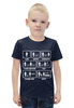 Заказать детскую футболку в Москве. Футболка с полной запечаткой для мальчиков Эволюция от ПРИНТЫ ПЕЧАТЬ  - готовые дизайны и нанесение принтов.