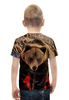 Заказать детскую футболку в Москве. Футболка с полной запечаткой для мальчиков Медведь Россия от coolmag - готовые дизайны и нанесение принтов.