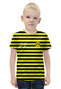 Заказать детскую футболку в Москве. Футболка с полной запечаткой для мальчиков BVB09 от TRUE HAPPINESS - готовые дизайны и нанесение принтов.