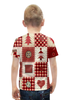 Заказать детскую футболку в Москве. Футболка с полной запечаткой для мальчиков Новогодний узор от THE_NISE  - готовые дизайны и нанесение принтов.