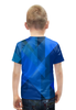 Заказать детскую футболку в Москве. Футболка с полной запечаткой для мальчиков Синий абстрактный от THE_NISE  - готовые дизайны и нанесение принтов.