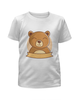 Заказать детскую футболку в Москве. Футболка с полной запечаткой для мальчиков Спящий медвежонок от svetlanas - готовые дизайны и нанесение принтов.