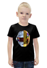 Заказать детскую футболку в Москве. Футболка с полной запечаткой для мальчиков Daft Punk от geekbox - готовые дизайны и нанесение принтов.