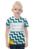 Заказать детскую футболку в Москве. Футболка с полной запечаткой для мальчиков Серия Sea от AstArt - готовые дизайны и нанесение принтов.