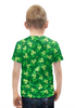Заказать детскую футболку в Москве. Футболка с полной запечаткой для мальчиков Клеверная поляна от IrinkaArt  - готовые дизайны и нанесение принтов.