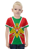 Заказать детскую футболку в Москве. Футболка с полной запечаткой для мальчиков Пограничные войска от EDJEY  - готовые дизайны и нанесение принтов.
