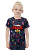 Заказать детскую футболку в Москве. Футболка с полной запечаткой для мальчиков Brawl Stars ПЕРСОНАЖИ от weeert - готовые дизайны и нанесение принтов.