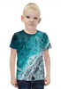 Заказать детскую футболку в Москве. Футболка с полной запечаткой для мальчиков Море  от FireFoxa - готовые дизайны и нанесение принтов.