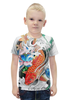 Заказать детскую футболку в Москве. Футболка с полной запечаткой для мальчиков Китайский карп от Виктор Гришин - готовые дизайны и нанесение принтов.