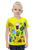 Заказать детскую футболку в Москве. Футболка с полной запечаткой для мальчиков Сладости от T-shirt print  - готовые дизайны и нанесение принтов.