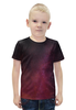 Заказать детскую футболку в Москве. Футболка с полной запечаткой для мальчиков Звездная ночь от THE_NISE  - готовые дизайны и нанесение принтов.
