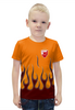 Заказать детскую футболку в Москве. Футболка с полной запечаткой для мальчиков Crvena zvezda от THE_NISE  - готовые дизайны и нанесение принтов.