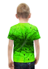 Заказать детскую футболку в Москве. Футболка с полной запечаткой для мальчиков Узор на зеленом от THE_NISE  - готовые дизайны и нанесение принтов.