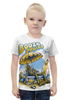 Заказать детскую футболку в Москве. Футболка с полной запечаткой для мальчиков Booze Cruize от Leichenwagen - готовые дизайны и нанесение принтов.