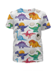 Заказать детскую футболку в Москве. Футболка с полной запечаткой для мальчиков Динозавры от nadegda - готовые дизайны и нанесение принтов.